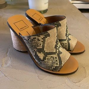 Dolce Vita Platform Sandal - snakeskin pattern